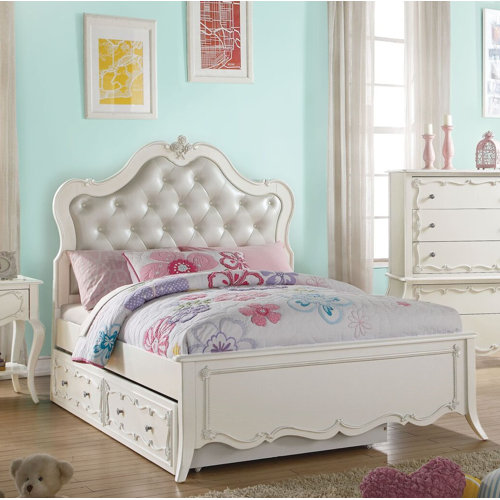 Harriet Bee Erskine Solid Wood Platforms Bed with Trundle by Harriet